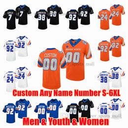 NCAA S-6XL Boise State Broncos College voetbalshirts Latrell Caples Doug Martin George Holani Leighton VanderEsch Shea McClellin Any Name Number Jersey