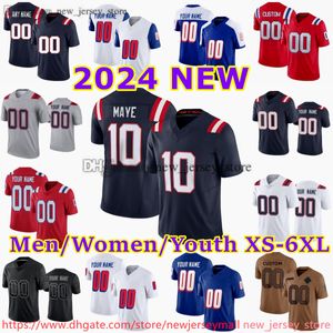 Custom S-6xl Diy 10 Drakemaye Football Jersey 85 Hunterhenry 9 Matthewjudon 15 Ezekielelliott Rhamondrestevenson Ja'whhaunbentley Christiangonzalez Baileyzappe