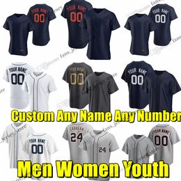 Maillot de baseball personnalisé S-6XL Miguel Cabrera Javier Baez Jonathan Schoop Spencer Torkelson Matt Vierling Eric Haase Akil Baddoo Jake Rogers Tyler Alexander Foley