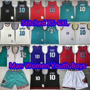 Custom S-6xl Throwback 1998-99 Basketball 10 Mikebibby Jersey Classic Vintage 3 Jerseys Shareefabdurrahim cousus 12 Shirts sportifs respirants Jamorants