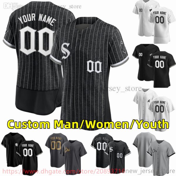 Custom S-6XL Movie College Baseball Wears Jersey cousu 3 HaroldBaines 7 TimAnderson 10 YoanMoncada 24 YasmaniGrandal 25 JimAbbott Hong Away Jerseys