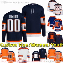 custom S-6XL Movie College Hockey Wears Jersey Embroidery 97 ConnorMcDavid 29 LeonDraisaitl 99 WayneGretzky 36 JackCampbell 91 EvanderKane 18 ZachHyman Jerseys