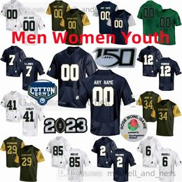 Camiseta de fútbol personalizada S-6Xl de la NCAA Notre Dame Fighting Irish 18 Steve Angeli 12 Tyler Buchner 33 Sam Assaf 3 Logan Diggs 16 Deion Colzie 3 H High igh