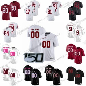 Custom S-6XL NCAA Stanford Cardinalss voetbalshirt Love Ertz Murray Baker Damuni Hopkins Simmons Brown Johnson Jr Ojulari Williams Higgins Yurosek Blu Smith