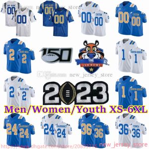 Custom S-6XL NCAA UCLA Bruins Voetbalshirt Bruin Allen Priebe Grattan Gaines II Griffin Osling III Sykes Loya Kaho Artopoeus Garbers Holland Jones Heren Dames Jeugd