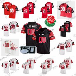 Personalizado S-6XL Utah Utes College Football Jerseys Akana Elliss Fillinger Kennedy LeBaron Nawahine Ofahengaue Ofengahue Reid Suguturaga Wegis Fotu Kaufusi Pepa