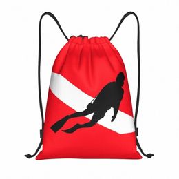 Sac à crampons de plongeur de plongée sous-marine personnalisés hommes femmes de plongée légère de plongée sport gymnase de gymnase sac à dos 73Gy #