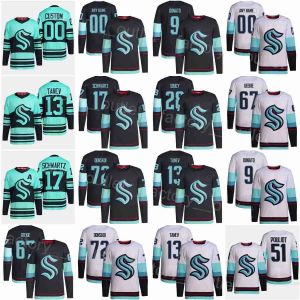 Envío gratis PERSONALIZADO Seattle Hockey Kraken 67 Morgan Geekie Jersey 9 Ryan Donato 72 Joonas Donskoi Carson Soucy Shane Wright Brandon Tanev Jaden Schwartz