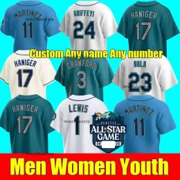 Aangepaste Seattle''Mariners''baseball Jerseys