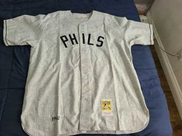 Aangepaste naaien Mitchell Ness Jimmie Foxx Jersey 1942 mannen vrouwen jeugd kinderen honkbal Jersey XS-6XL