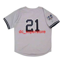 Couture personnalisée Paul O'Neill 2000 New York World Series Grey Road Jersey Hommes Femmes Youth Baseball Jersey XS-6XL