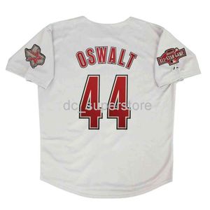 Custom Sewing Roy Oswalt 2004 Houston Gray Road Jersey met All Star Patch Men Women Youth Baseball Jersey XS-6XL