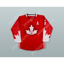 Custom Shea Weber 6 Canada 2016 Wereldbeker Hockey Red Hockey Jersey Nieuwe top gestikt S-M-L-XL-XXL-3XL-4XL-5XL-6XL