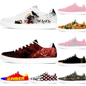 Aangepaste schoen Diy Schoenen mannen vrouwen Vrije tijd sneaker winter herfst warme schoenen groen roze jongen sport outdoor trainers sneakers 36-48