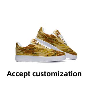Aangepaste schoenen 1 Accessing Customization UV-afdrukproces Heren Damesmaat 38-45 EUR Witte sport sneakers Trainers