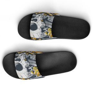 Zapatos personalizados Diy Proporcionar imágenes para aceptar Sandalias de personalización Sandalias Diapositivas Khjzh para hombre cómodo