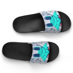 Chaussures personnalisées DIY Fournir des images pour accepter la personnalisation pantoufles sandales slide qkdsk hommes femmes sport taille 36-45