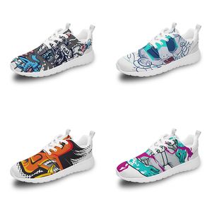 Chaussures personnalisées pour hommes femmes baskets bricolage design multicolore noir blanc violet support personnalisation mode coupe basse chaussure respirante