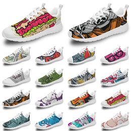 Chaussures personnalisées hommes Femmes de course à pied DIY Sneakers extérieurs Trainers pour hommes personnalisés Color34