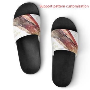 Chaussures personnalisées Support modèle personnalisation pantoufles sandales hommes femmes blanc noir oreo sport formateurs mode en plein air