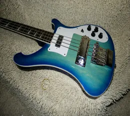Nouvelle boutique personnalisée Blue 4Strings Guitars de basse électrique Livraison gratuite