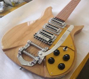 Guitare électrique en bois naturel Ric Ric Guitare 3 micros B500 Tremolo Bridge Electric Guitars 4835169