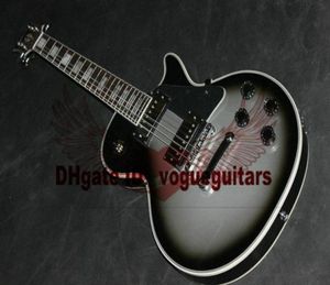 Custom Shop Deluxe Silverburst 2 Pickup Electric Guitar Chinese gitaar9670638