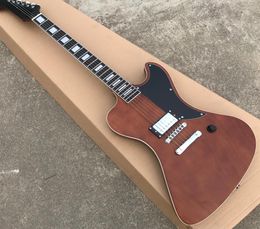 Custom Shop Headstock Semi Gloss Finish Brown Rd Guitare électrique Chrome Hardware Mahogany Body Whole Retail Toutes les couleurs sont A3181865