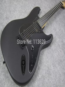 Shop personnalisée Jim Root Signature St Matte Black Guitare Ébène Ebony Forfard No Inclay OEM personnalisable China copie guitare8777506