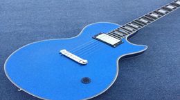 Custom Shop Limited Run 1959 Reedición Metálica Blue Electric Guitar Cuerpo de caoba de caoba Uniforme Puente de Arroz Cromo 7977572