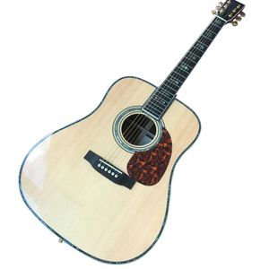 Custom shop, fabriqué en Chine, guitare acoustique de 43 pouces, guitare en bois simple face, livraison gratuite