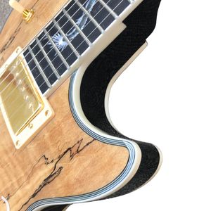 Custom Shop, fabriqué en Chine, guitare électrique personnalisée de haute qualité, bois en décomposition, matériel doré 2024