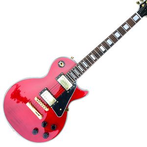 Custom Shop, fabriqué en Chine, guitare électrique LP personnalisée de haute qualité, touche en palissandre, matériel en or, Pick Guard, livraison gratuite 2024