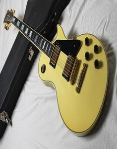 Atelier personnalisé Randy Rhoad Guitare Crème Ébène Bordeboard Light Yellow Chinois Jaune Guitar4268401
