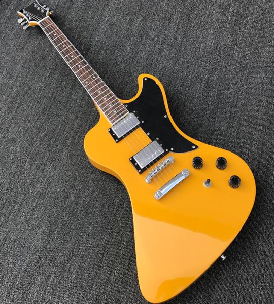 Guitare électrique Custom Guitar Chrome Hardware Orange Color Mahogany Body Guitarra High Quality Whole Retail Toutes les couleurs sont 9799498