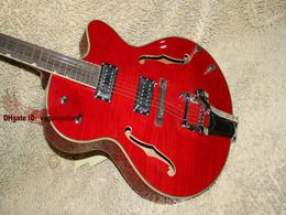 Custom Shop Red 6120 Falcon Electric Guitar Jazz Guitar Hoge Kwaliteit Guitars Gratis verzending