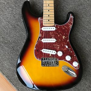 Custom Shop ST guitare électrique de haute qualité, touche en érable, matériel chromé, livraison gratuite