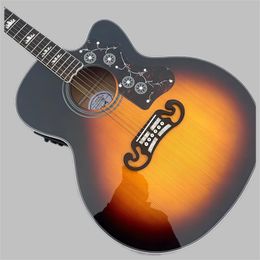 Custom shop, Made in China, hoogwaardige akoestische gitaren, akoestische gitaren, gratis verzending