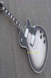 Guitare électrique Silverburst personnalisée, touche en ébène, guitare électrique personnalisée, accessoires chromés d'usine chinoise, 2 Pickups8707545