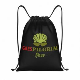 Personnalisé Espagne Cyclisme VTT Cordon Sac À Dos Sacs Légers Camino De Santiago Gym Sport Sackpack Sacs 20VP #