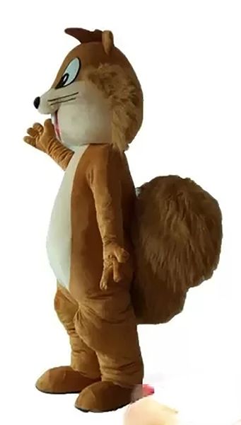 Costume de mascotte d'écureuil personnalisé Vêtements de bande dessinée Fête d'anniversaire Déguisements Noël pour la fête d'Halloween