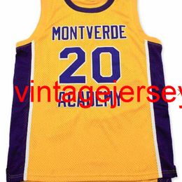 Maillot de basket-ball jaune Ben Simmons Montverde Academy, point personnalisé XXS-6xl