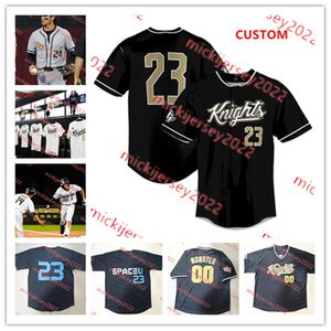 Coutume cousée 2023 UCF Knights Baseball Jersey Mens 29 Pablo Ruiz 31 Dominic Castellano 33 Cylis Cox 11 Julian Balzer Ryan Taylor Riley Wash Nick Romano UCF Jerseys