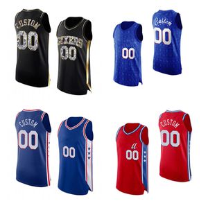 Camisetas de baloncesto cosidas personalizadas Harden Harris Embiid Tucker Korkmaz Niang Maxey Thybulle Springer Milton Reed