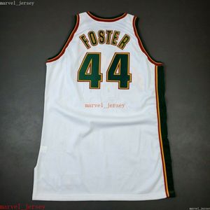 Custom Stitched Greg Foster Champion 99 00 Jersey XS-6XL Mens Throwbacks Basketbal Jerseys Goedkope Heren Dames Jeugd