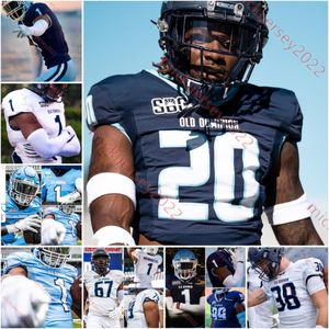 Op maat gestikt Old Dominion Monarchs Jersey Levi Wentz Malcolm Britt Taevion Clarke Jason Henderson Chazz Wallace Noah Robinson Heren Old Dominion voetbalshirt