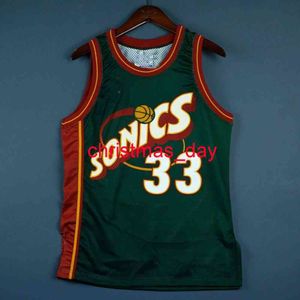 Cousue sur mesure Patrick Ewing Green Jersey Men XS-5XL 6XL Basketball Jerseys Retro NCAA