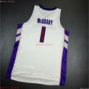 Custom Stitched Tracy Mcgrady Vintage Jersey XS-6XL Mens Throwbacks Maillots de basket-ball Pas cher Hommes Femmes Jeunes