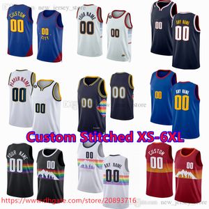 Custom gestikte XS-6XL Basketball Jersey 15Jokic 27Murray 50Gordon 1Porter 32Green 11 Brucebrown 0 Christianbraun 8 PeytonWatson