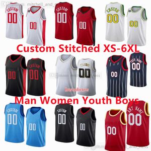 Custom gestikte XS-6XL basketbaltrui met 6 Patch 4 Jalen Green 1 Jabari Smith Jr. 17 Tari Eason 28 Alperen Sengun 16 Usman Garuba 9 Josh Christopher 3 Kevin Porter Jr.